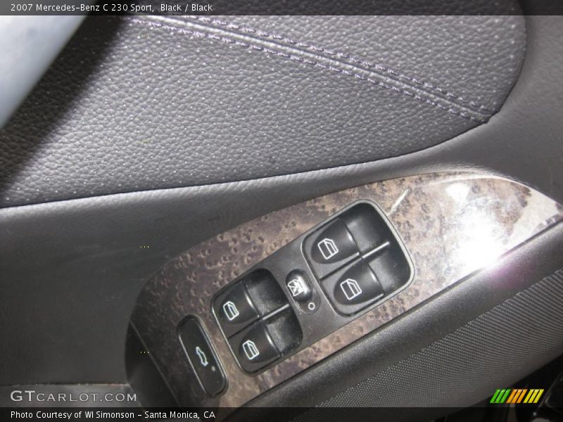 Black / Black 2007 Mercedes-Benz C 230 Sport