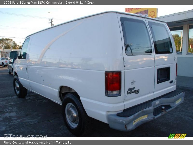 Oxford White / Grey 1998 Ford E Series Van E250 Commercial