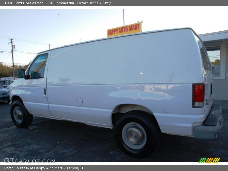 Oxford White / Grey 1998 Ford E Series Van E250 Commercial