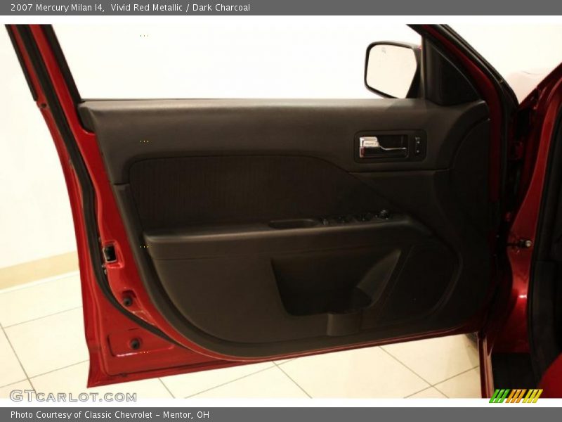Vivid Red Metallic / Dark Charcoal 2007 Mercury Milan I4