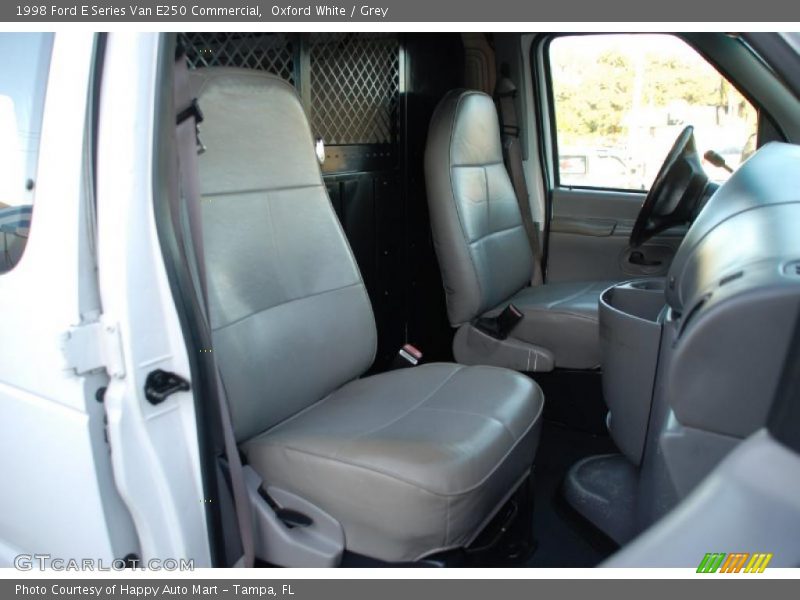 Oxford White / Grey 1998 Ford E Series Van E250 Commercial