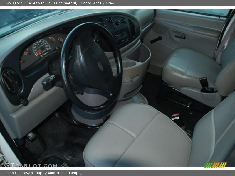 Oxford White / Grey 1998 Ford E Series Van E250 Commercial