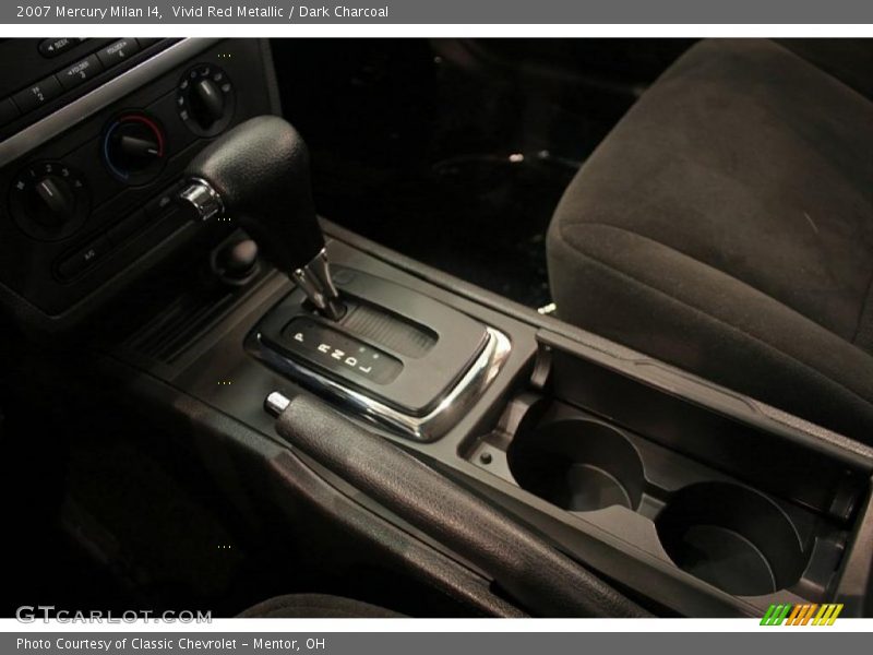 Vivid Red Metallic / Dark Charcoal 2007 Mercury Milan I4