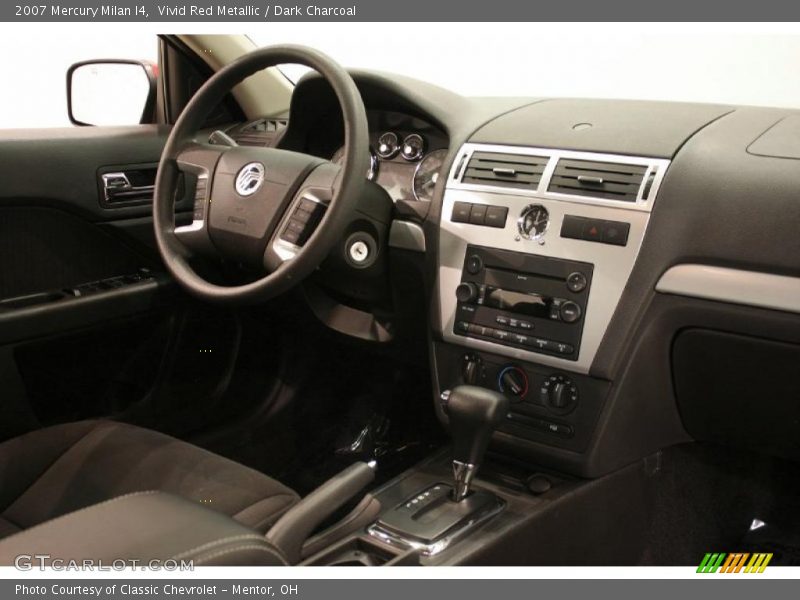 Vivid Red Metallic / Dark Charcoal 2007 Mercury Milan I4