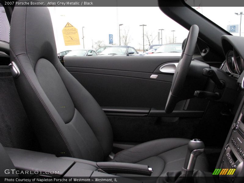 Atlas Grey Metallic / Black 2007 Porsche Boxster