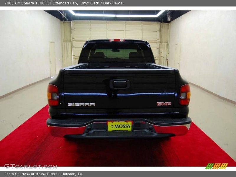 Onyx Black / Dark Pewter 2003 GMC Sierra 1500 SLT Extended Cab