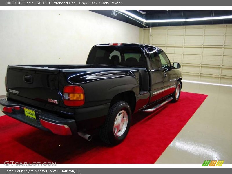 Onyx Black / Dark Pewter 2003 GMC Sierra 1500 SLT Extended Cab