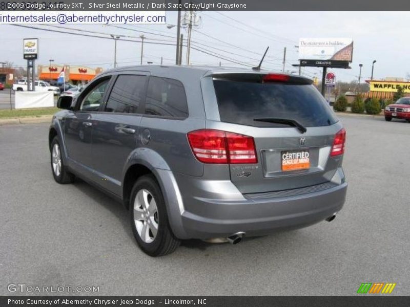 Silver Steel Metallic / Dark Slate Gray/Light Graystone 2009 Dodge Journey SXT