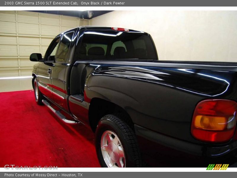 Onyx Black / Dark Pewter 2003 GMC Sierra 1500 SLT Extended Cab