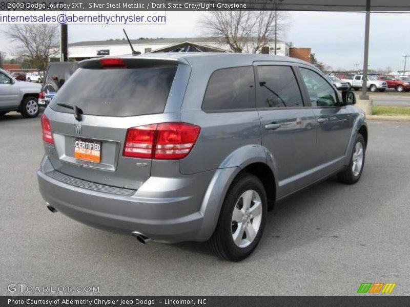 Silver Steel Metallic / Dark Slate Gray/Light Graystone 2009 Dodge Journey SXT