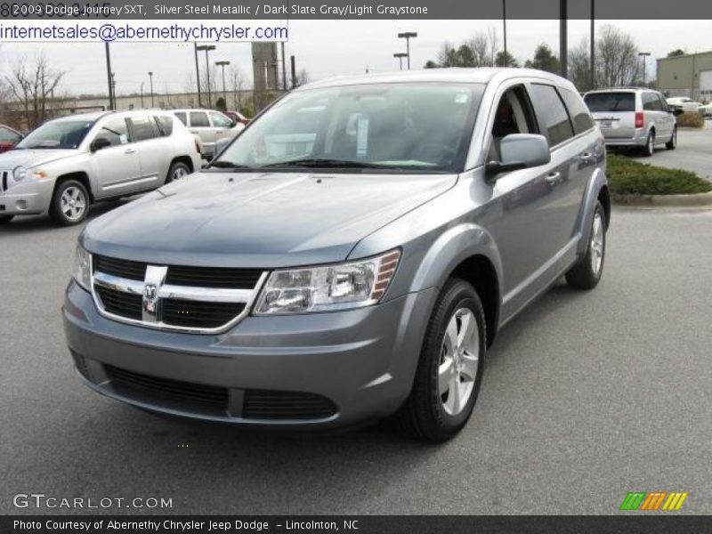 Silver Steel Metallic / Dark Slate Gray/Light Graystone 2009 Dodge Journey SXT