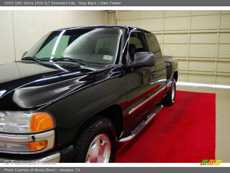 Onyx Black / Dark Pewter 2003 GMC Sierra 1500 SLT Extended Cab