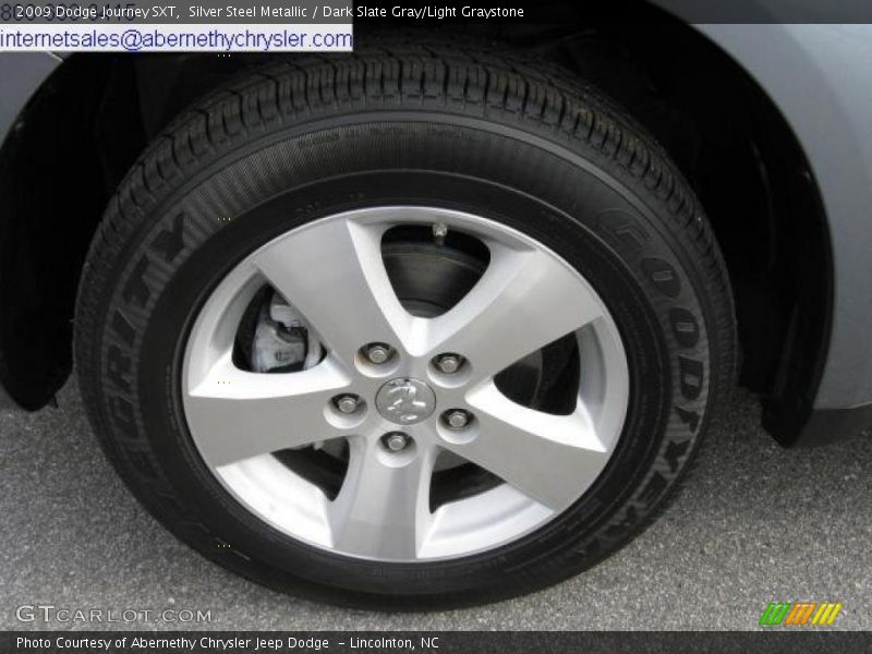 Silver Steel Metallic / Dark Slate Gray/Light Graystone 2009 Dodge Journey SXT