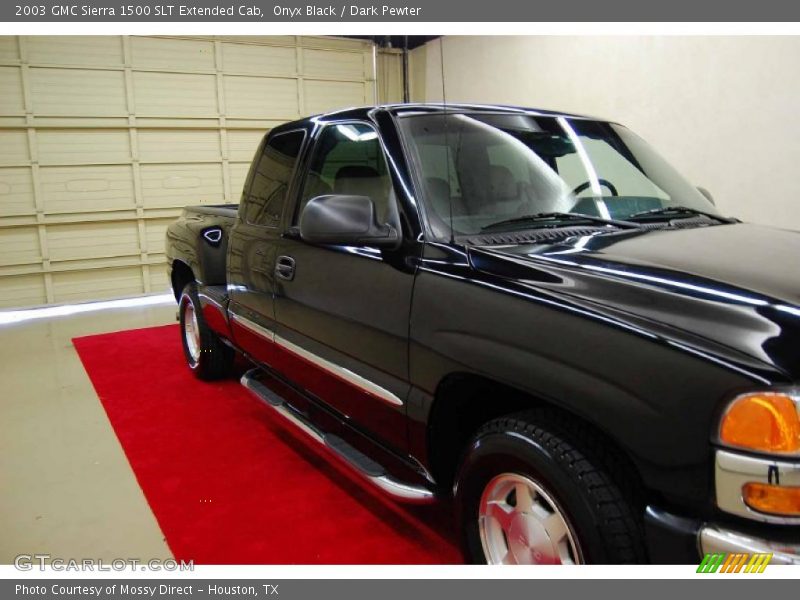 Onyx Black / Dark Pewter 2003 GMC Sierra 1500 SLT Extended Cab
