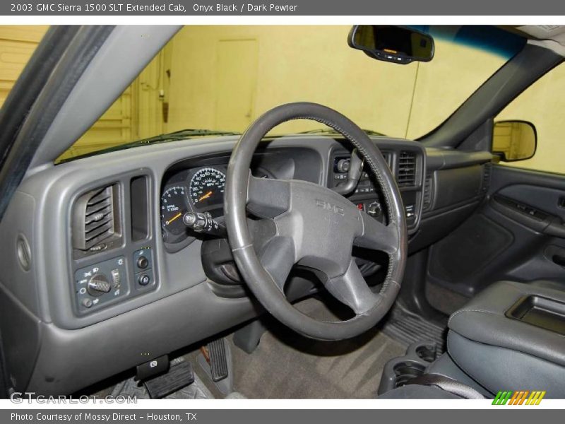 Onyx Black / Dark Pewter 2003 GMC Sierra 1500 SLT Extended Cab
