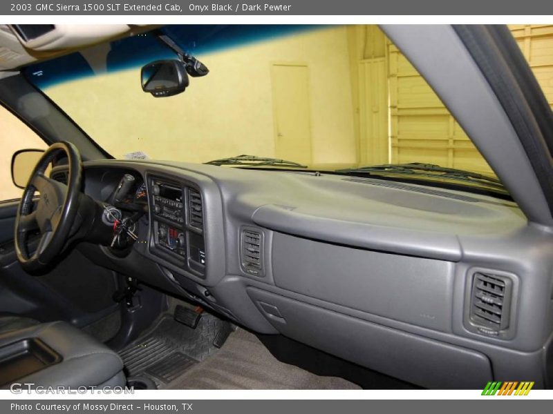 Onyx Black / Dark Pewter 2003 GMC Sierra 1500 SLT Extended Cab