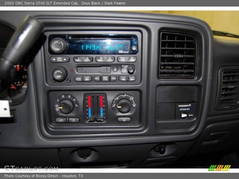 Onyx Black / Dark Pewter 2003 GMC Sierra 1500 SLT Extended Cab