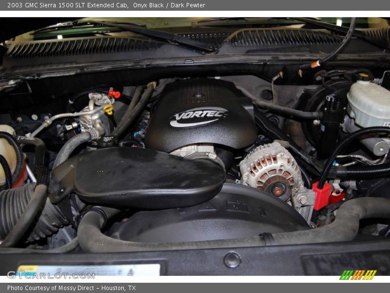 Onyx Black / Dark Pewter 2003 GMC Sierra 1500 SLT Extended Cab