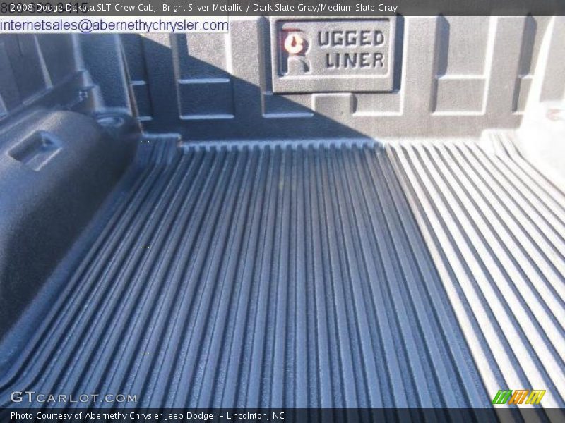 Bright Silver Metallic / Dark Slate Gray/Medium Slate Gray 2008 Dodge Dakota SLT Crew Cab