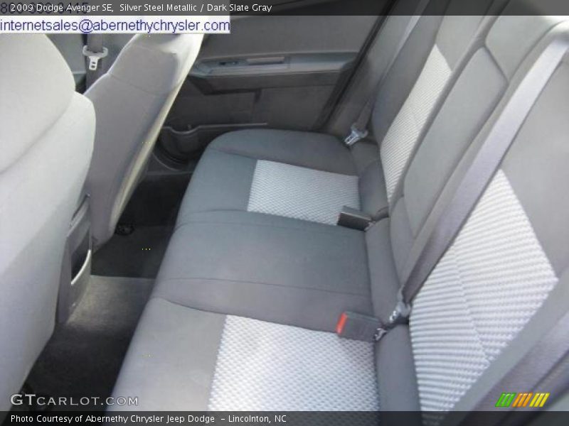 Silver Steel Metallic / Dark Slate Gray 2009 Dodge Avenger SE