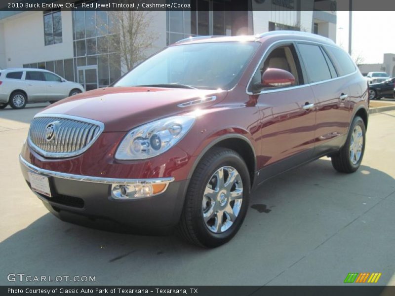 Red Jewel Tintcoat / Cashmere/Cocoa 2010 Buick Enclave CXL