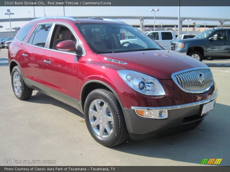 Red Jewel Tintcoat / Cashmere/Cocoa 2010 Buick Enclave CXL