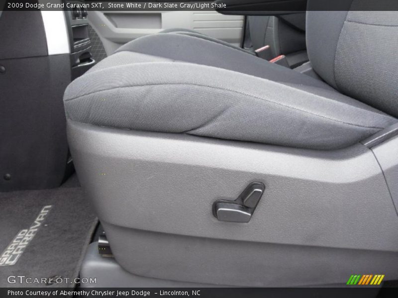 Stone White / Dark Slate Gray/Light Shale 2009 Dodge Grand Caravan SXT