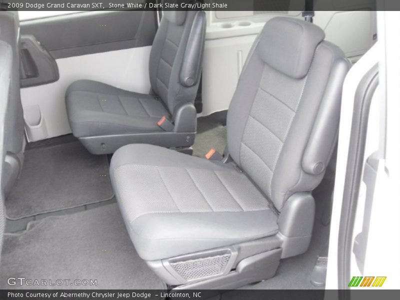 Stone White / Dark Slate Gray/Light Shale 2009 Dodge Grand Caravan SXT