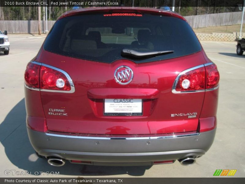 Red Jewel Tintcoat / Cashmere/Cocoa 2010 Buick Enclave CXL