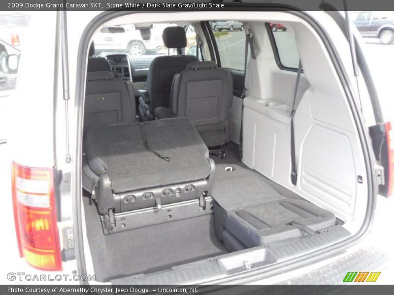 Stone White / Dark Slate Gray/Light Shale 2009 Dodge Grand Caravan SXT