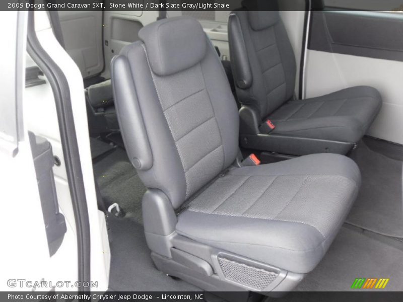 Stone White / Dark Slate Gray/Light Shale 2009 Dodge Grand Caravan SXT