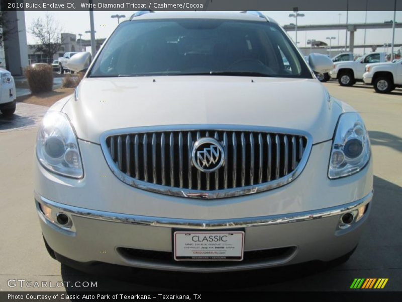 White Diamond Tricoat / Cashmere/Cocoa 2010 Buick Enclave CX