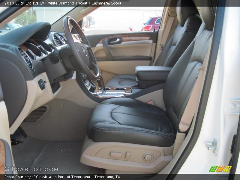 White Diamond Tricoat / Cashmere/Cocoa 2010 Buick Enclave CX