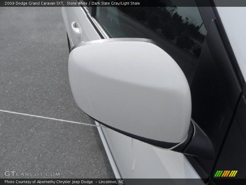 Stone White / Dark Slate Gray/Light Shale 2009 Dodge Grand Caravan SXT