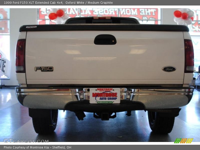 Oxford White / Medium Graphite 1999 Ford F150 XLT Extended Cab 4x4
