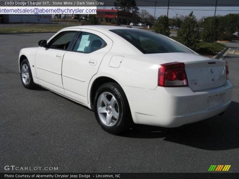 Stone White / Dark Slate Gray 2009 Dodge Charger SXT