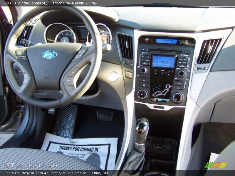 Harbor Gray Metallic / Gray 2011 Hyundai Sonata SE