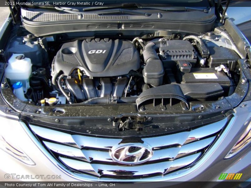 Harbor Gray Metallic / Gray 2011 Hyundai Sonata SE
