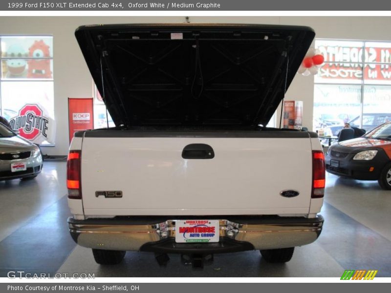 Oxford White / Medium Graphite 1999 Ford F150 XLT Extended Cab 4x4
