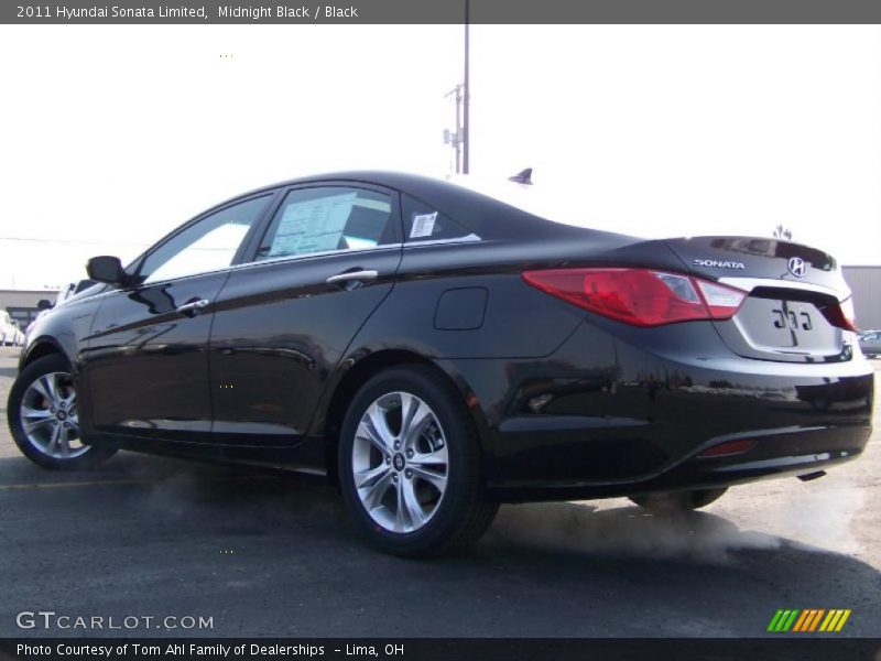 Midnight Black / Black 2011 Hyundai Sonata Limited