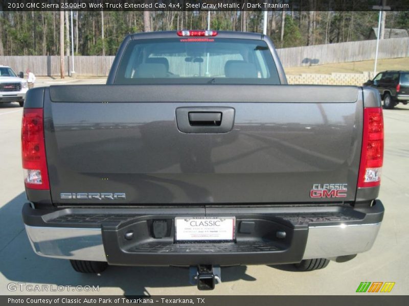 Steel Gray Metallic / Dark Titanium 2010 GMC Sierra 2500HD Work Truck Extended Cab 4x4