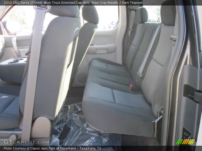 Steel Gray Metallic / Dark Titanium 2010 GMC Sierra 2500HD Work Truck Extended Cab 4x4