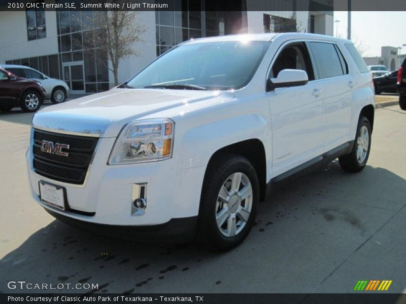 Summit White / Light Titanium 2010 GMC Terrain SLE