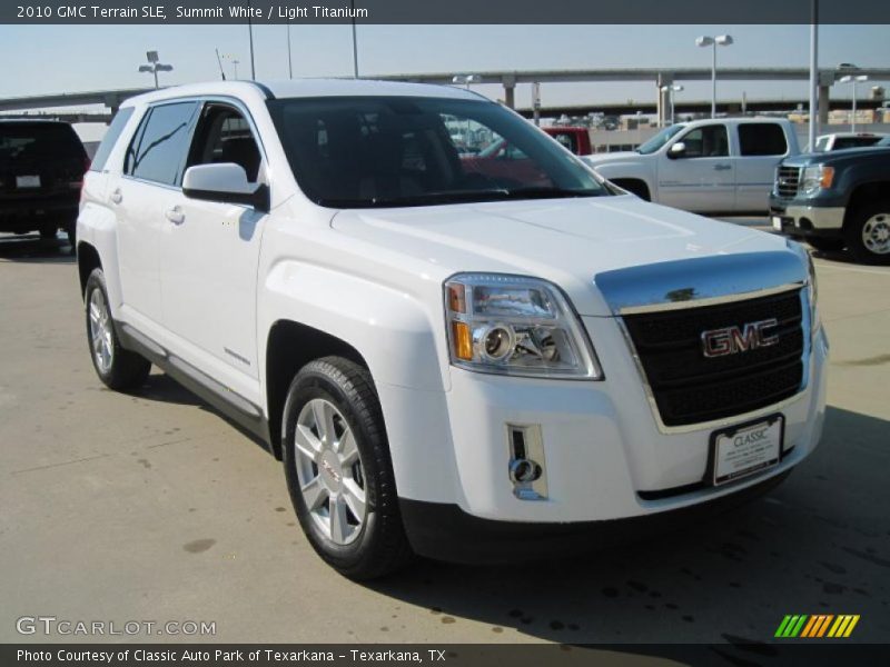 Summit White / Light Titanium 2010 GMC Terrain SLE