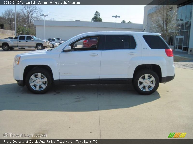Summit White / Light Titanium 2010 GMC Terrain SLE