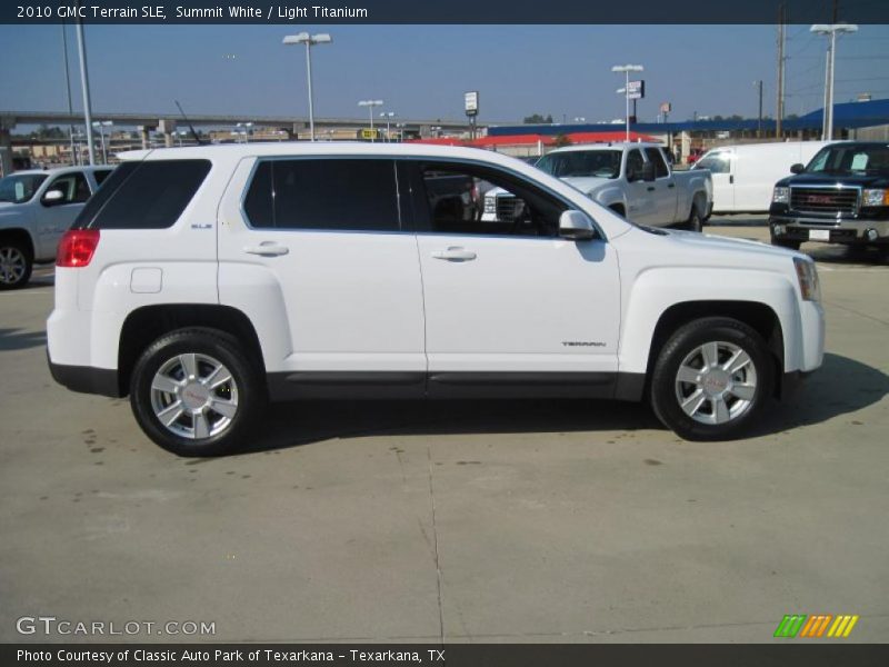 Summit White / Light Titanium 2010 GMC Terrain SLE