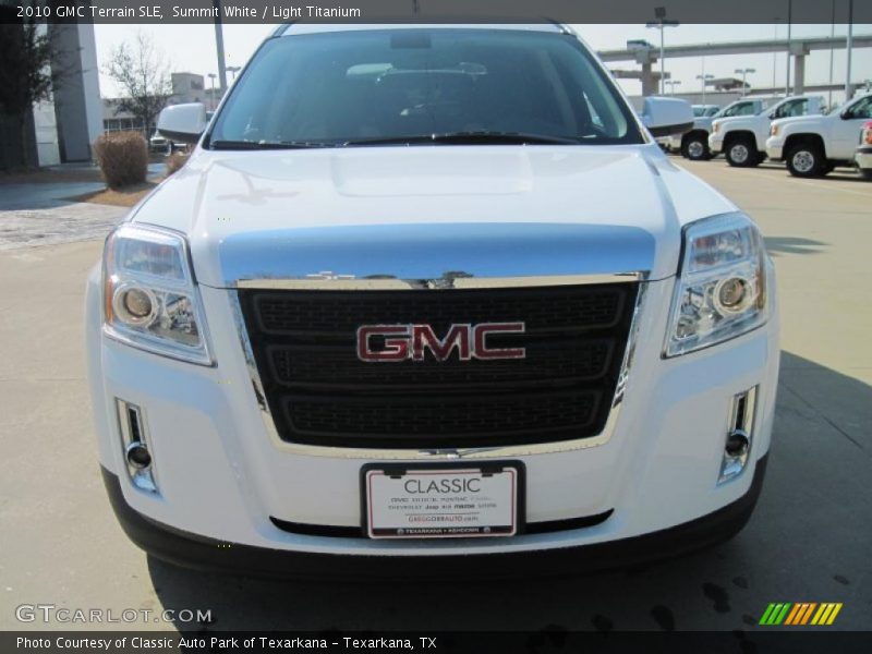 Summit White / Light Titanium 2010 GMC Terrain SLE