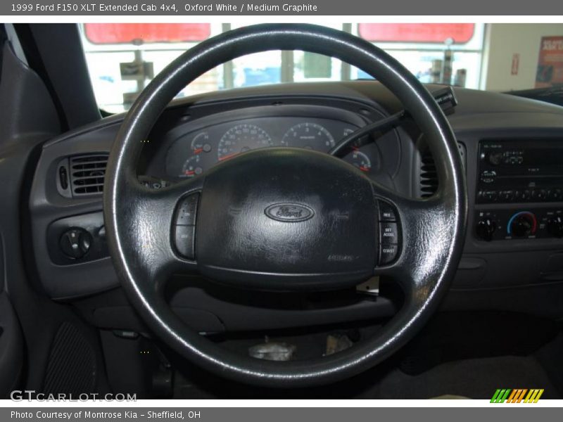 Oxford White / Medium Graphite 1999 Ford F150 XLT Extended Cab 4x4