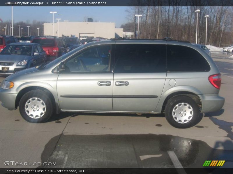 Bright Silver Metallic / Sandstone 2003 Chrysler Voyager LX