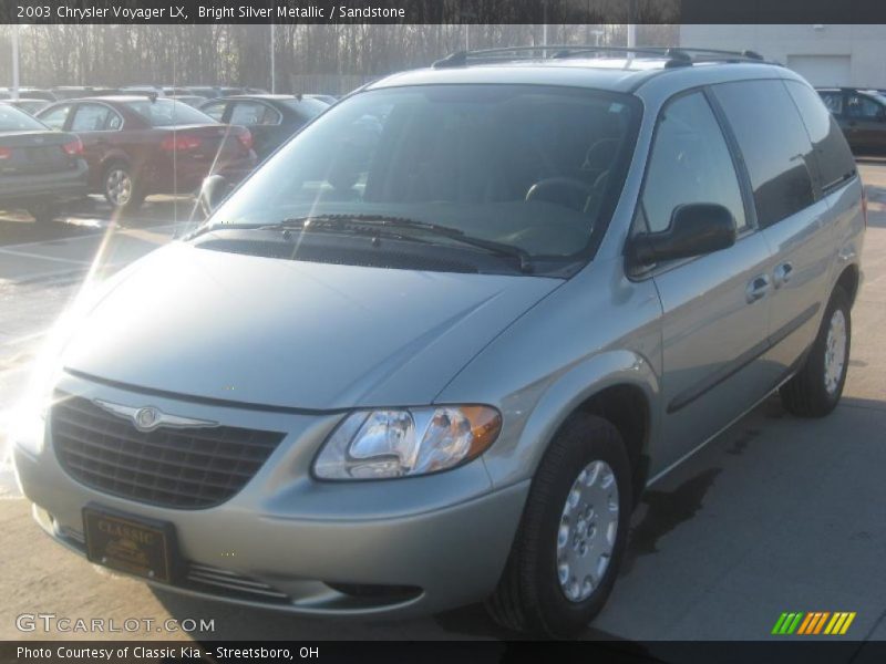 Bright Silver Metallic / Sandstone 2003 Chrysler Voyager LX